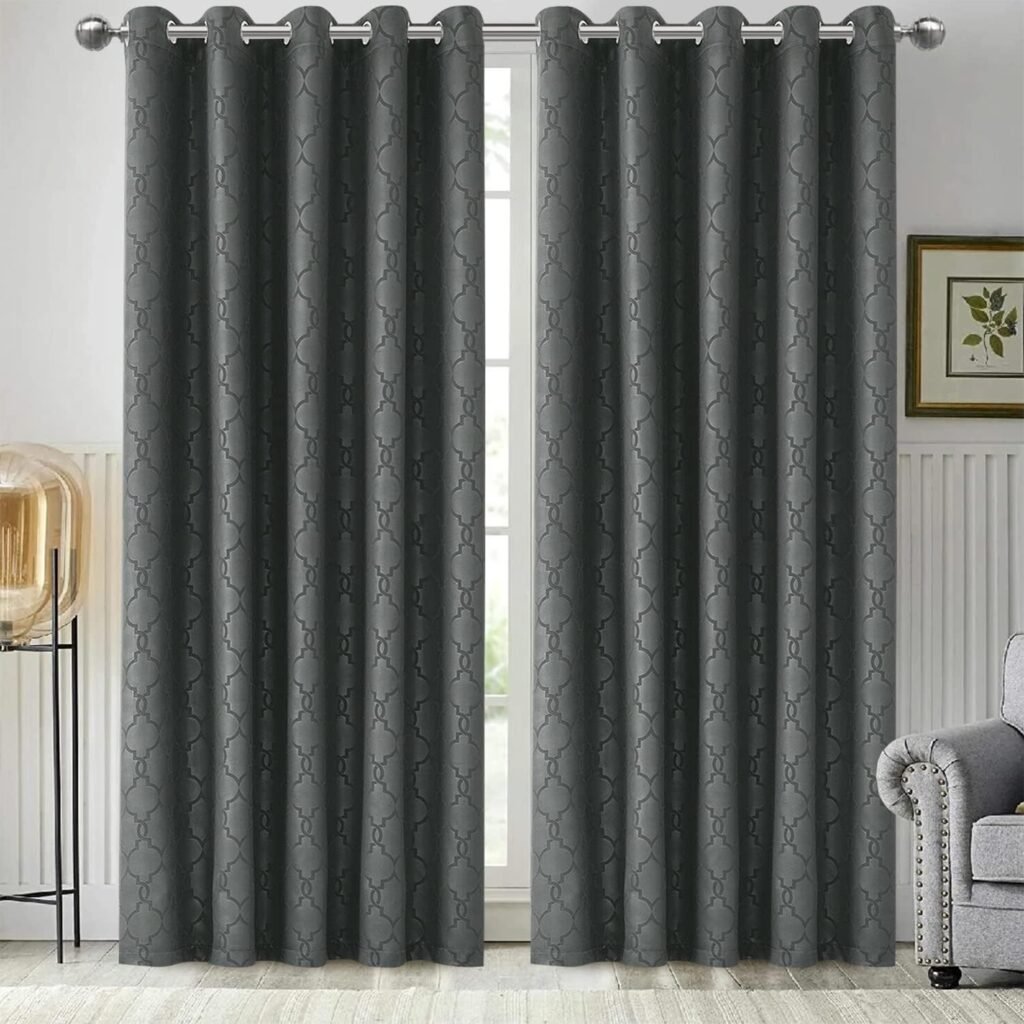 Grommet Eyelet Blackout curtains 1