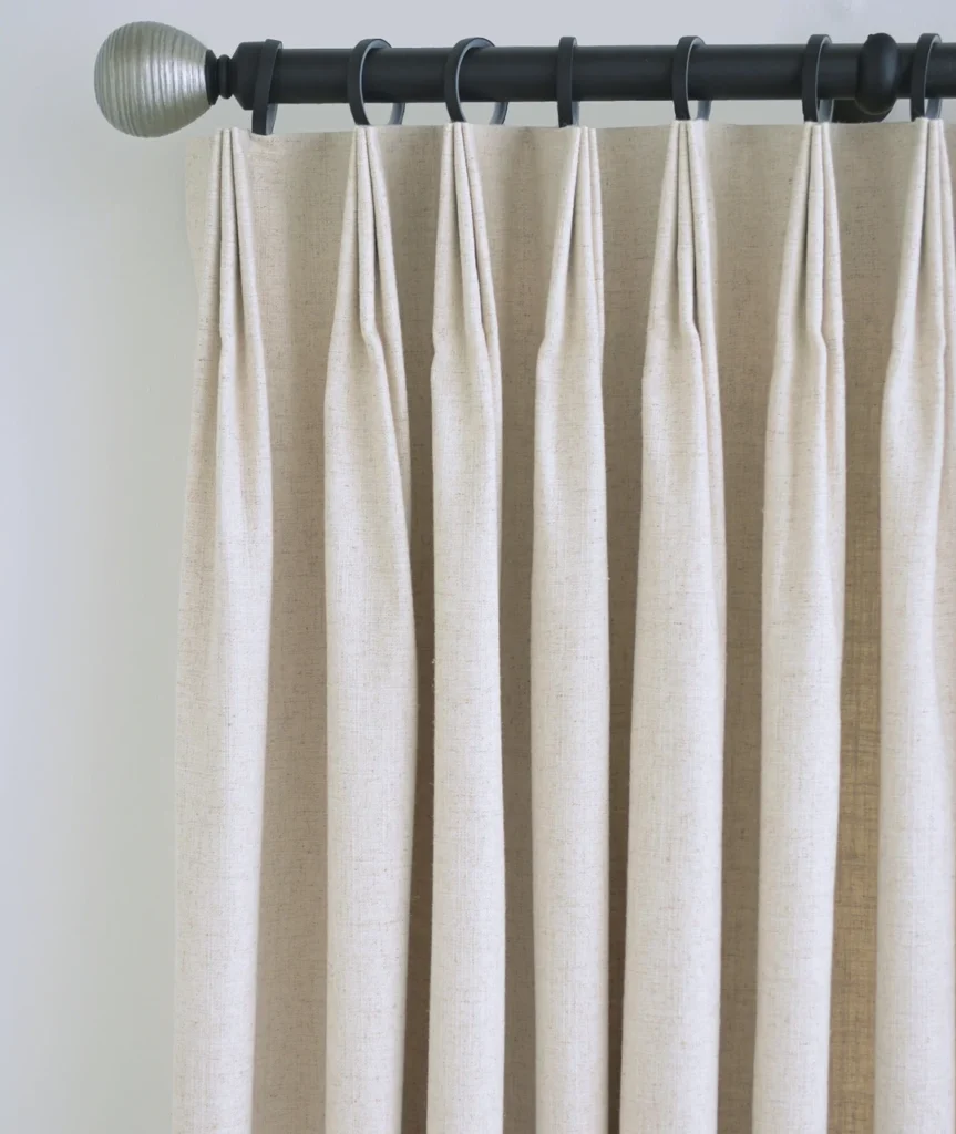 Pinch Pleat blackout curtains